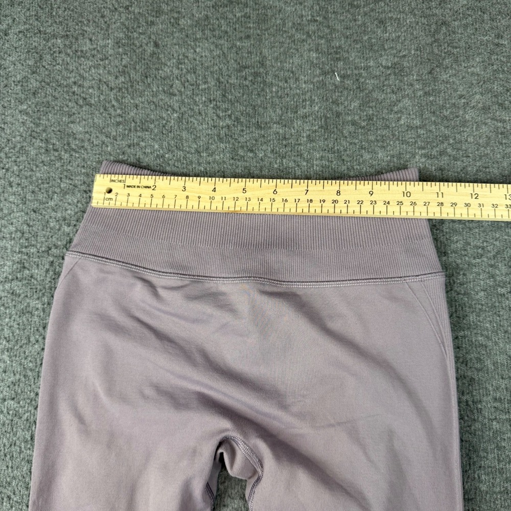 Lululemon Ebb to Street Leggings Women's 4 Purple Seamless Mesh Yoga Leggings - Picture 6 of 9